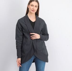 Eddie Bauer Camp Fleece Wrap Cardigan